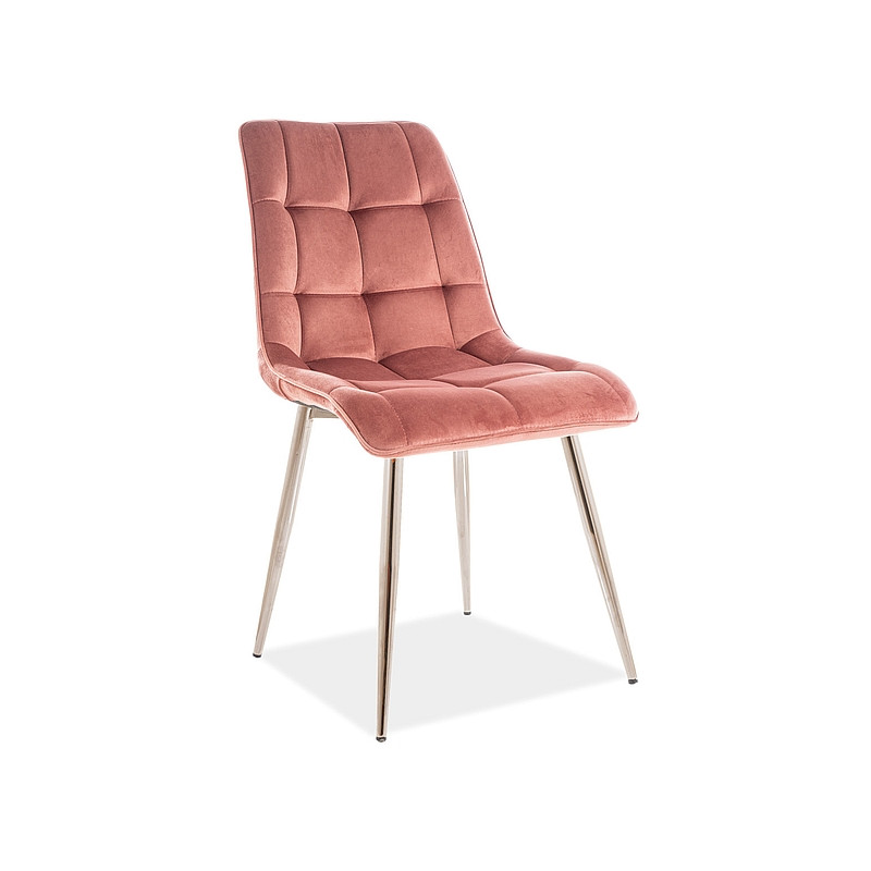 Virtuves krēsls Pearl (Velveta/Hromētas kājiņas)